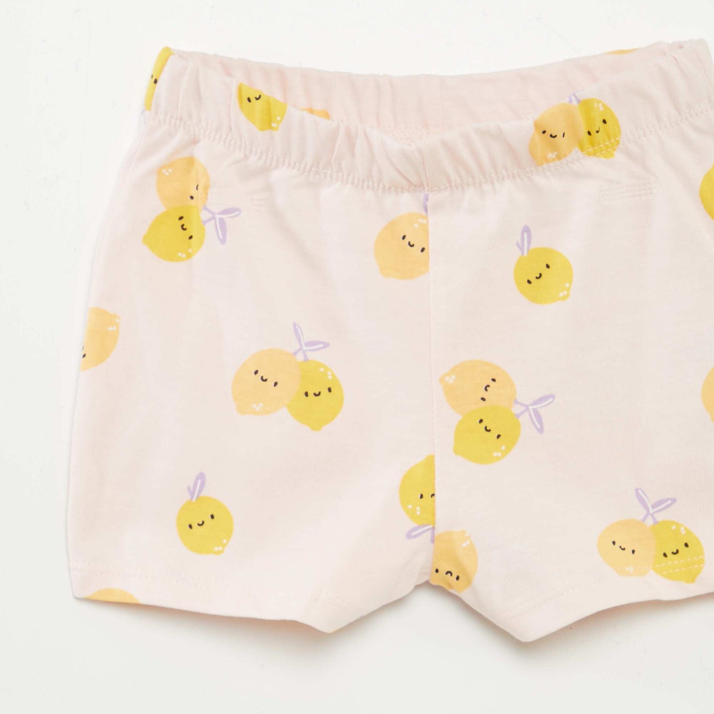 Pijama corto camiseta + short - 2 piezas ROSA