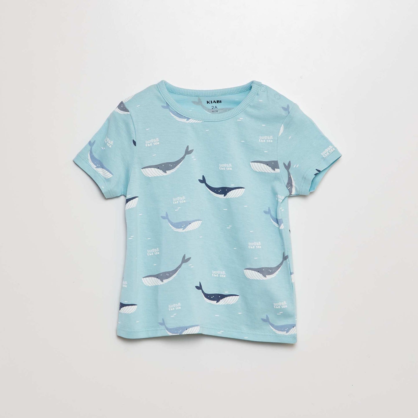 Pijama corto camiseta + short - 2 piezas AZUL