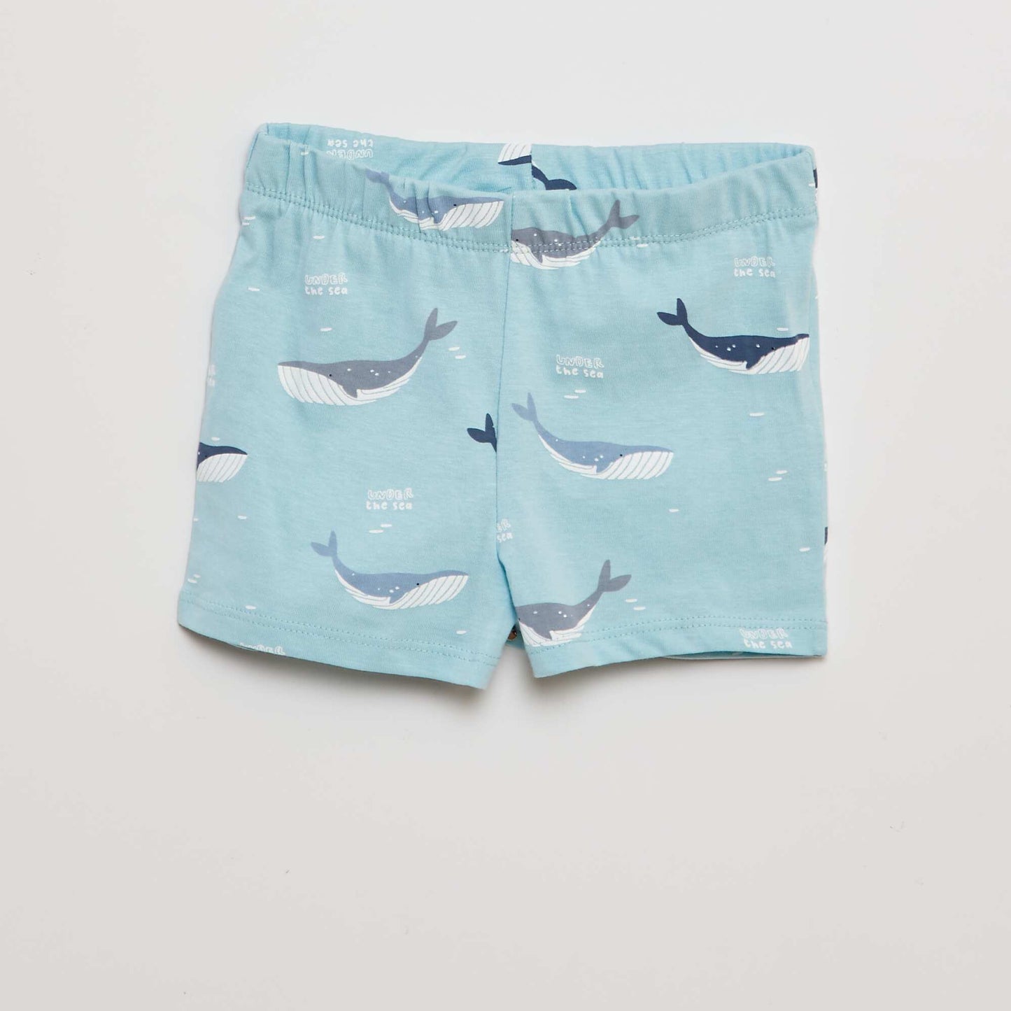 Pijama corto camiseta + short - 2 piezas AZUL