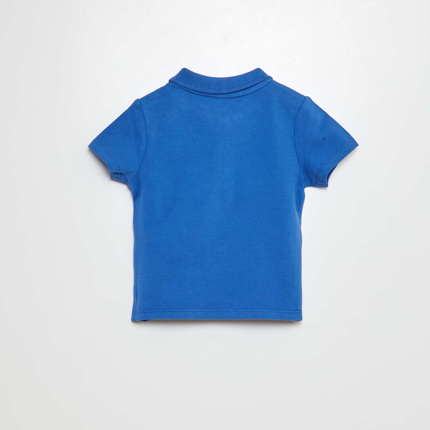 Remera de algodón piqué AZUL