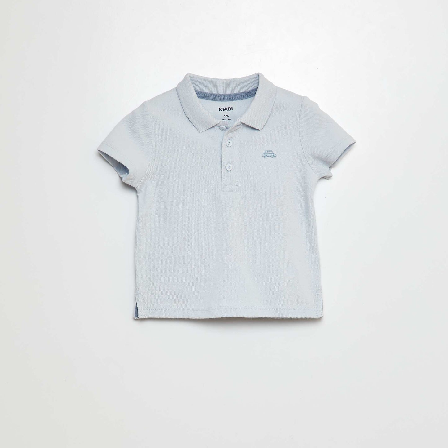 Remera de algodón piqué AZUL