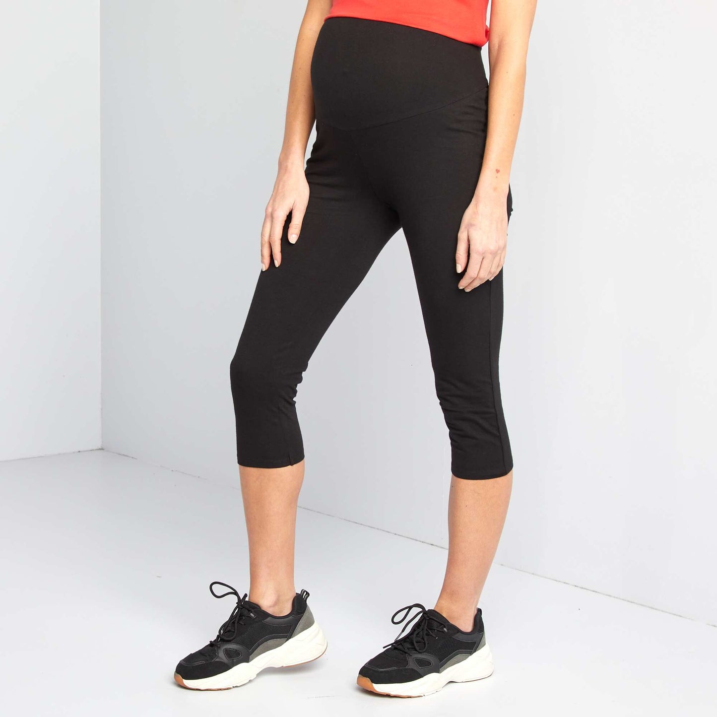Legging maternidad corto 7/8 NEGRO