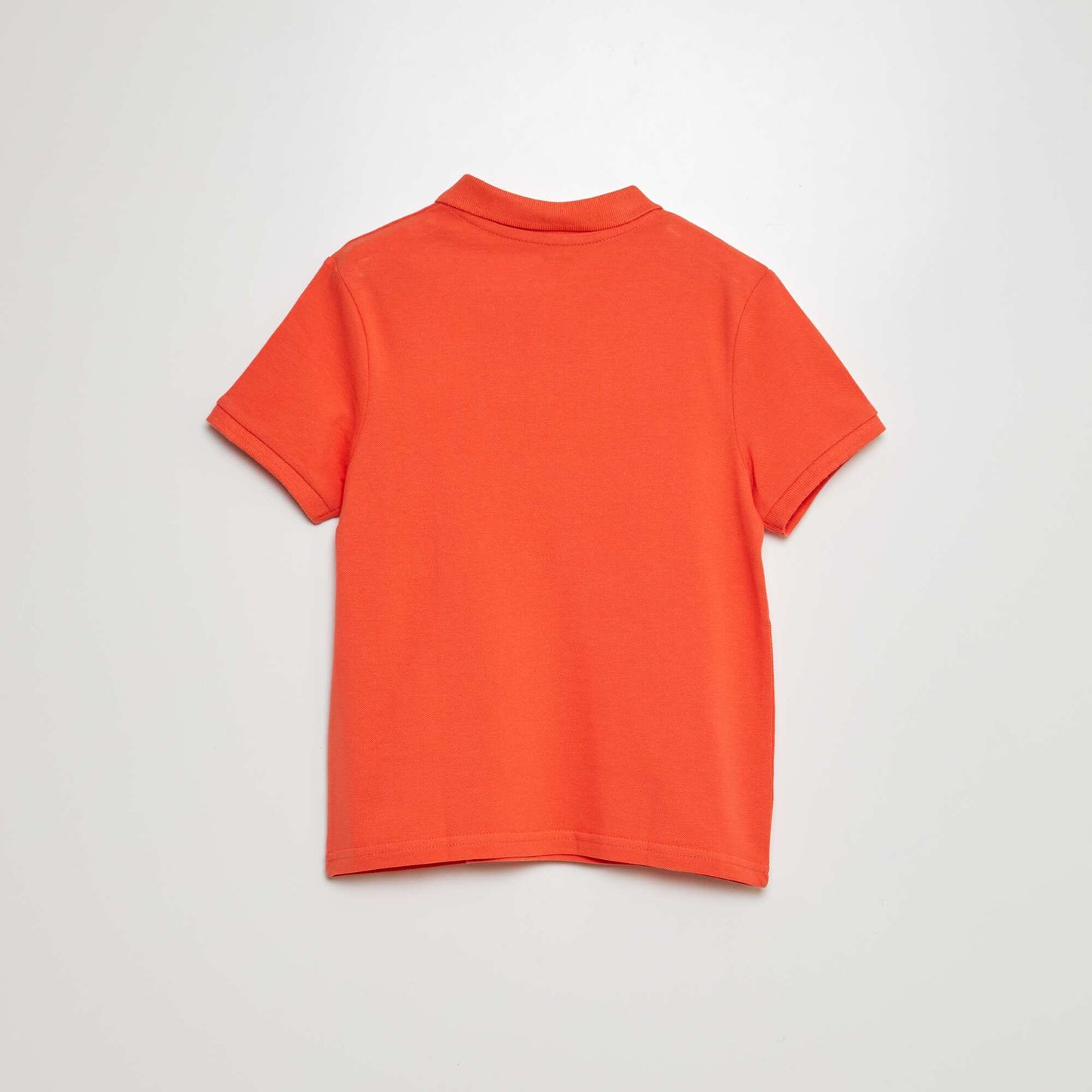 Remera liso de punto de piqué ROJO