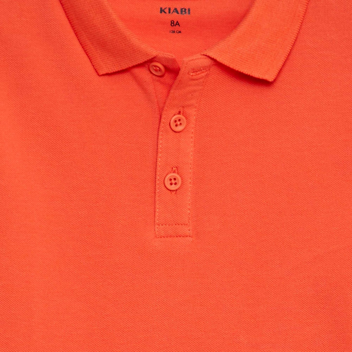Remera liso de punto de piqué ROJO