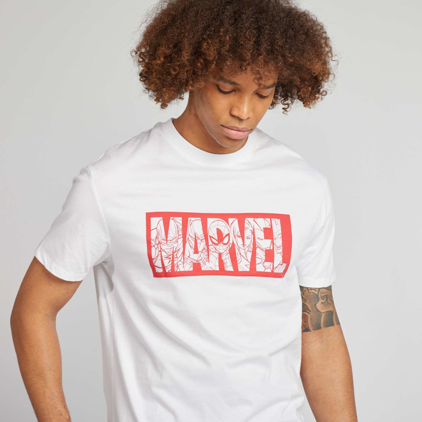 Pijama corto 'Marvel' short + camiseta - 2 piezas BLANCO