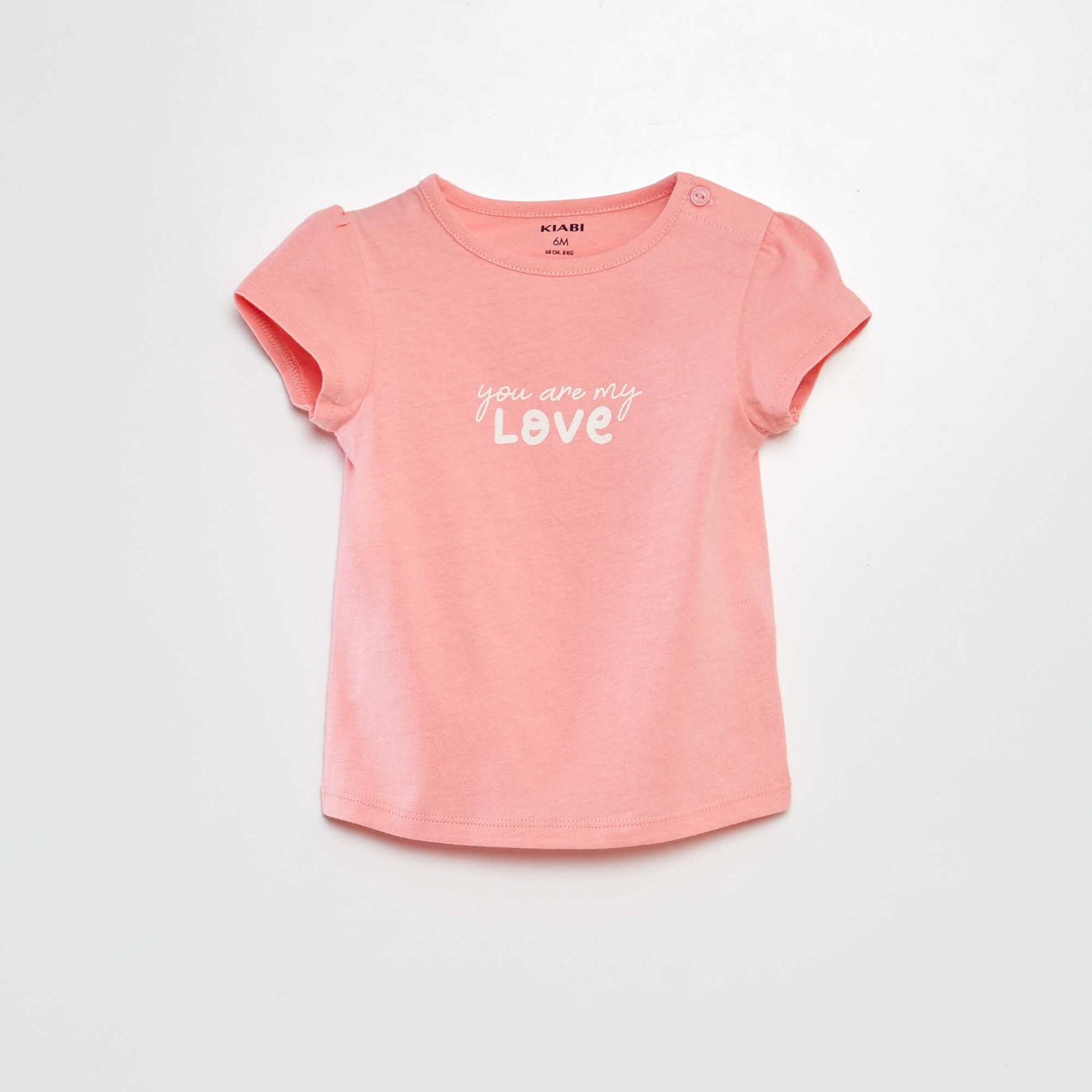 Camiseta estampada de algodón ROSA