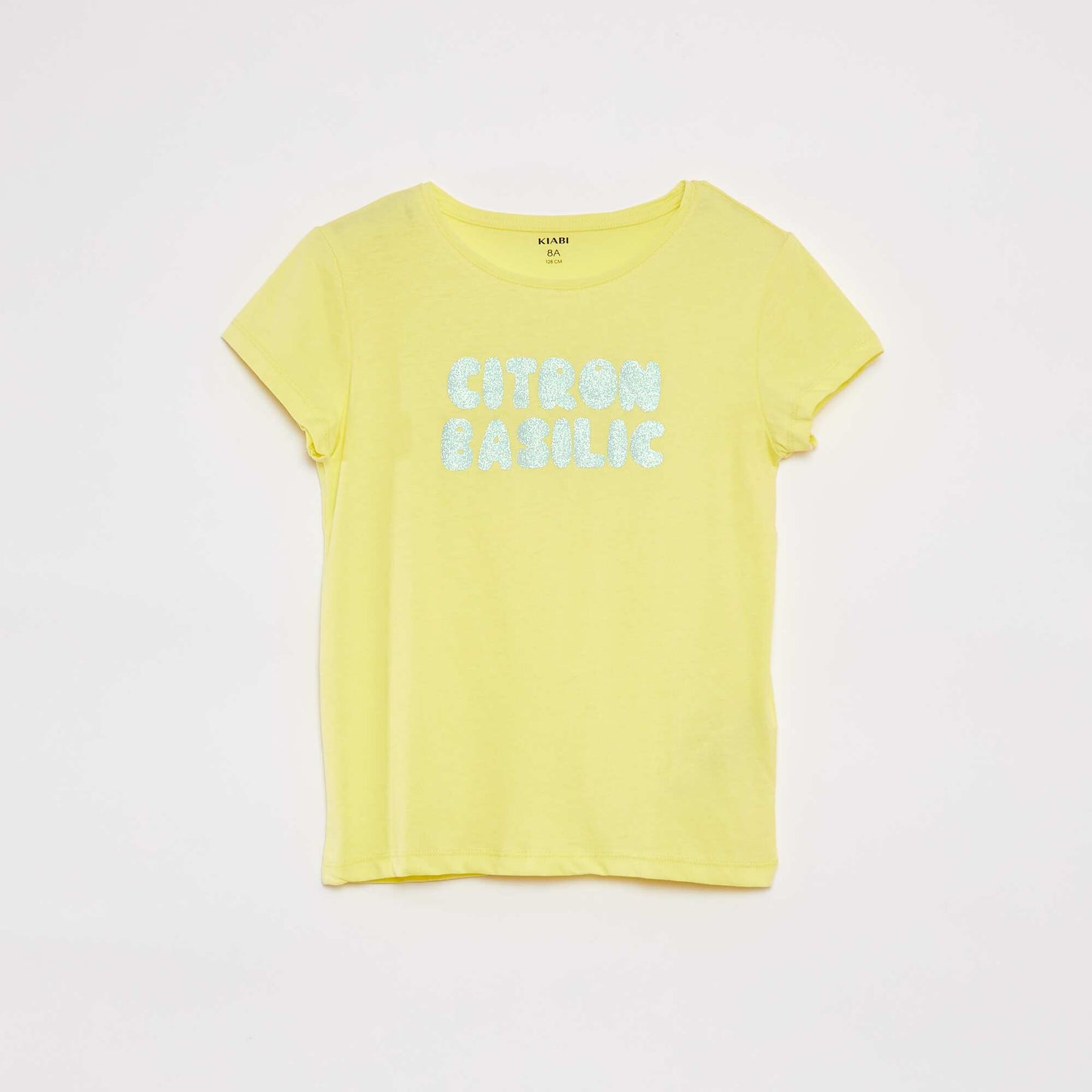 Camiseta de manga corta estampada AMARILLO