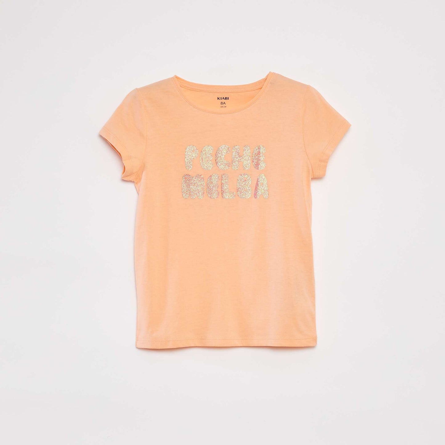 Camiseta de manga corta estampada NARANJA