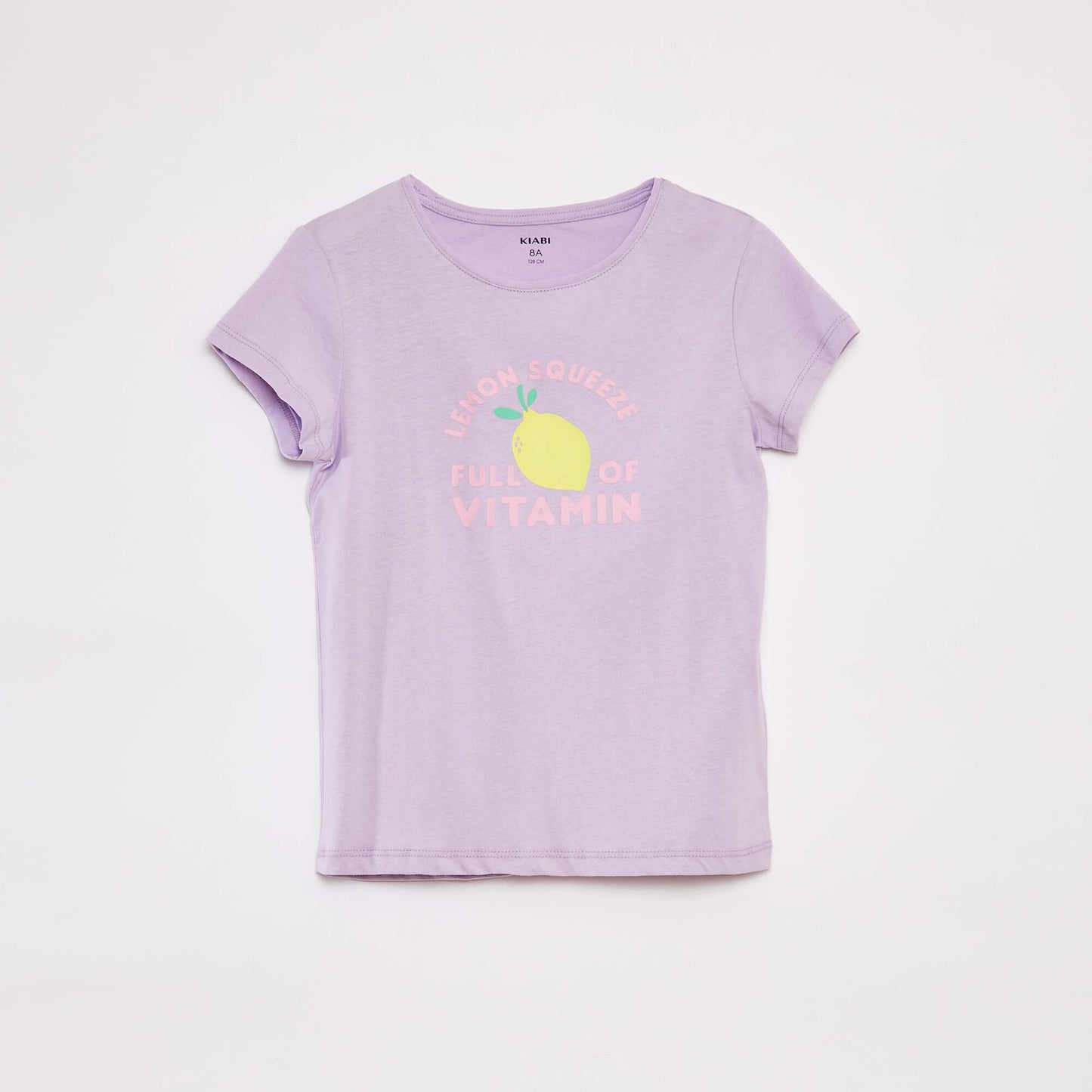Camiseta de manga corta estampada PURPURA