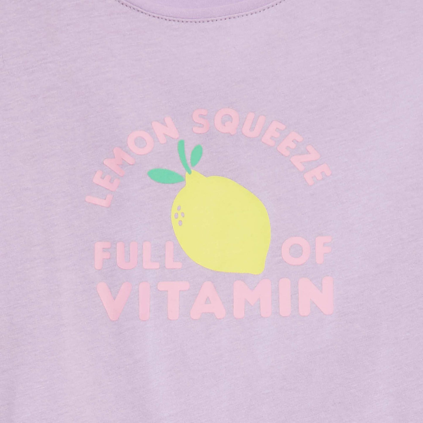 Camiseta de manga corta estampada PURPURA