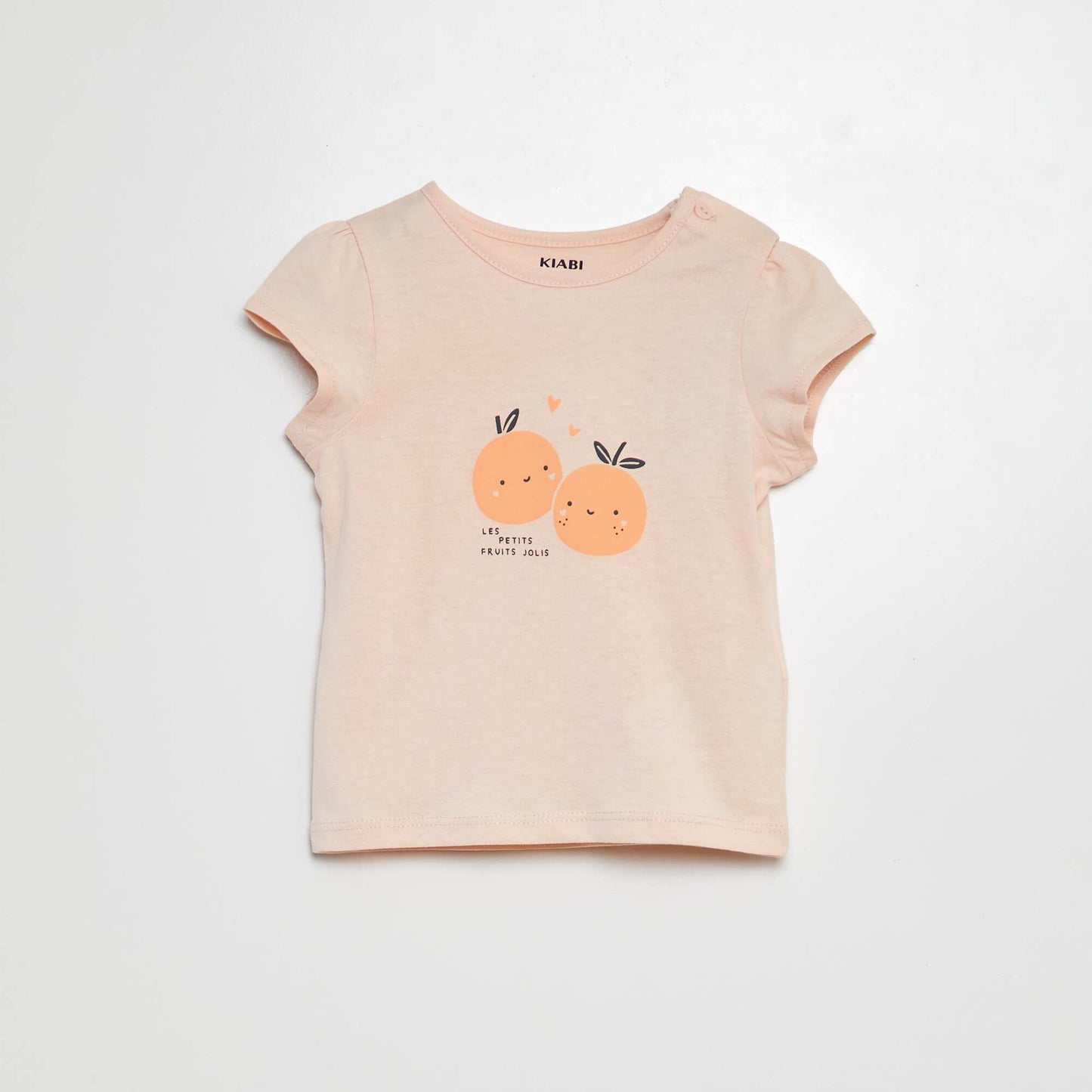 Camiseta estampada de algodón ROSA
