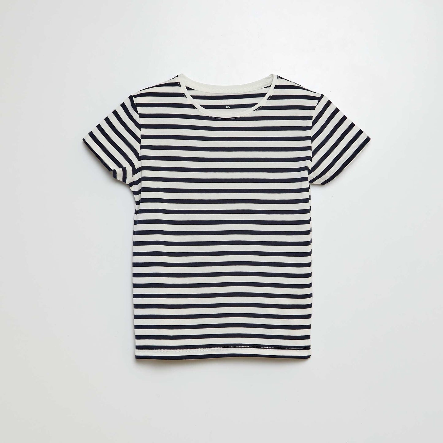 Camiseta de manga corta a rayas AZUL