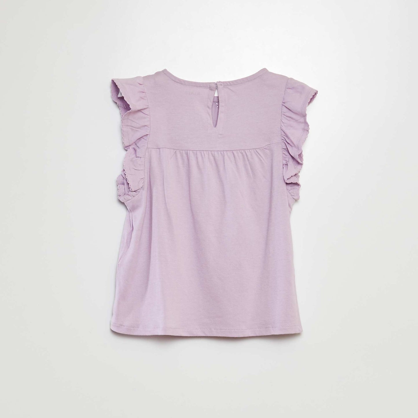 Camiseta con bordado inglés PURPURA