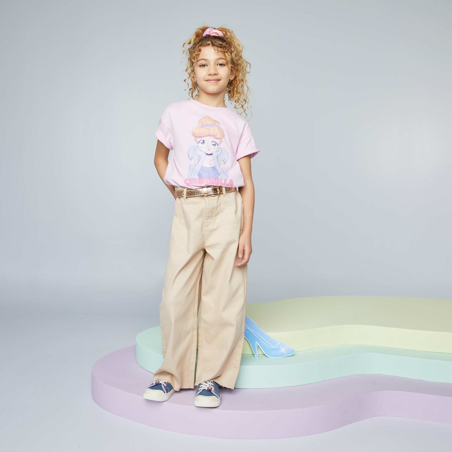 Camiseta 'Cenicienta' 'Disney' ROSA