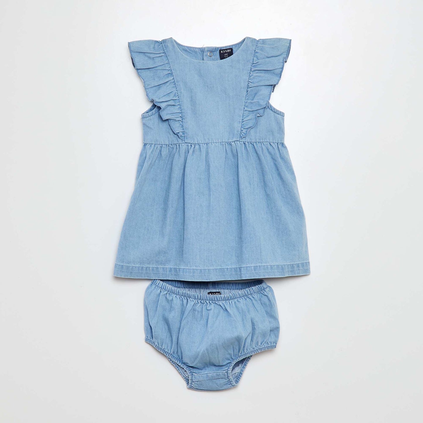 Vestido jean + braguita - 2 piezas AZUL