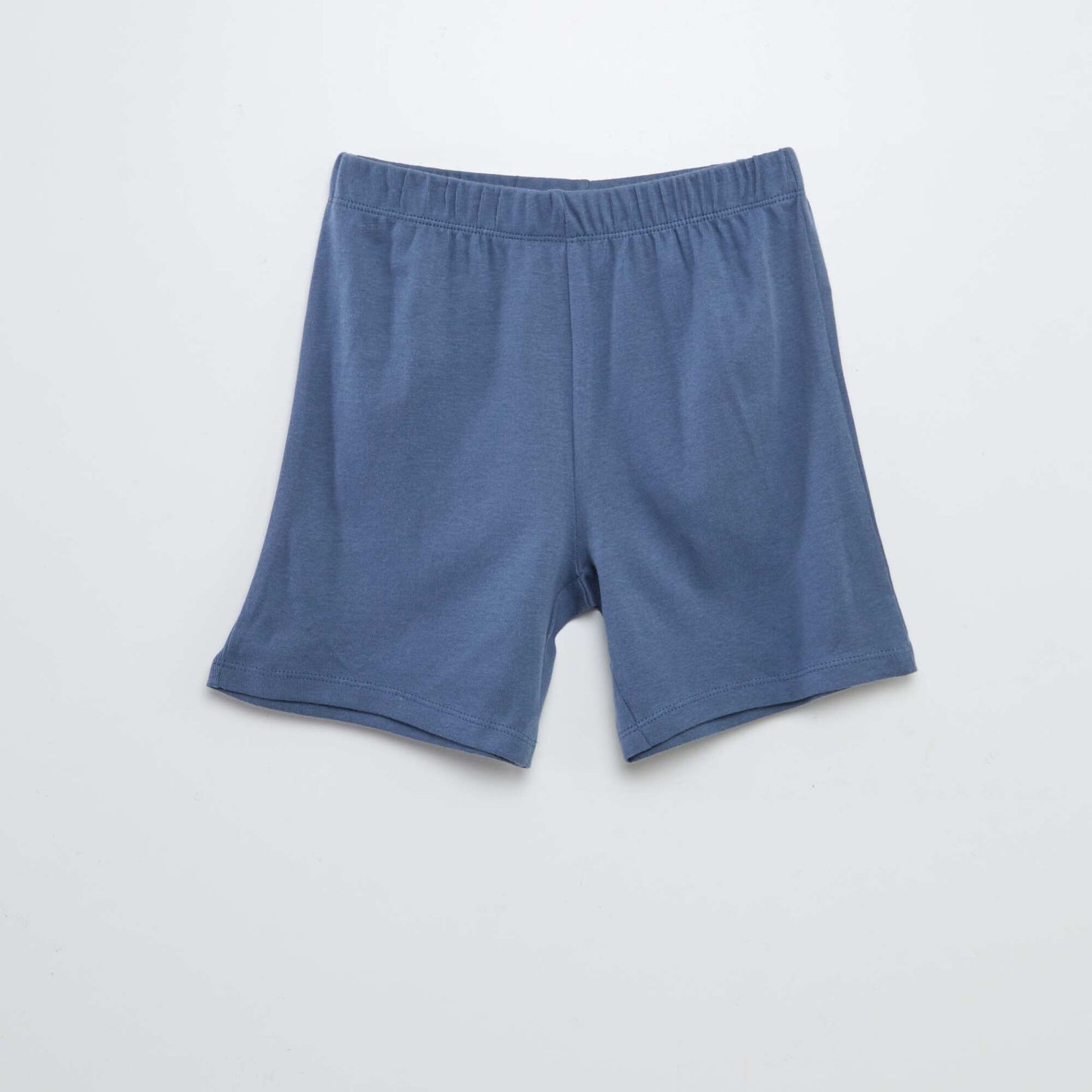 Conjunto de pijama corto con camiseta + short estampado - 2 piezas BLANCO