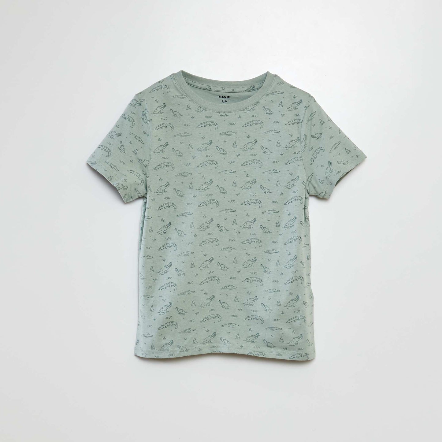 Camiseta estampada de manga corta VERDE
