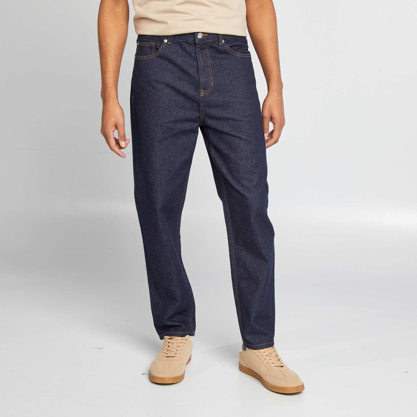 Jean tapered slim ahusado 5 bolsillos AZUL