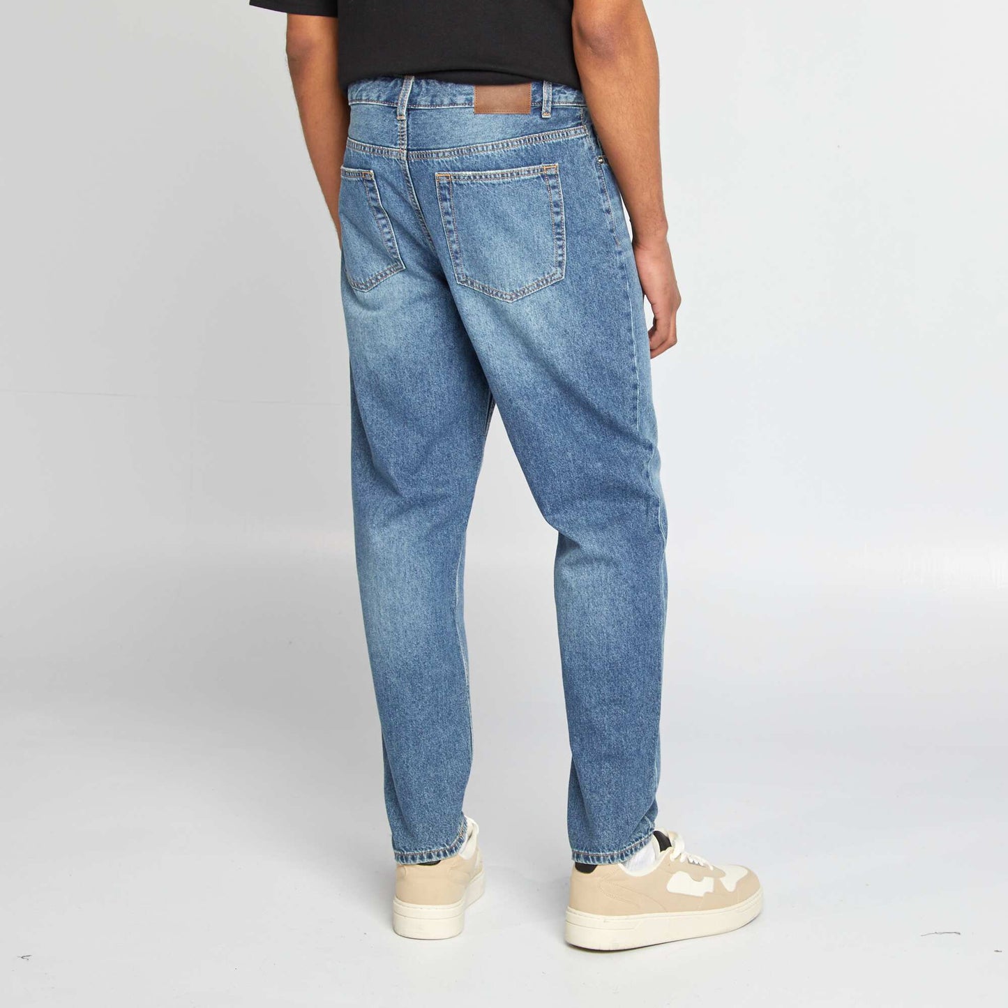 Jean tapered slim ahusado 5 bolsillos AZUL
