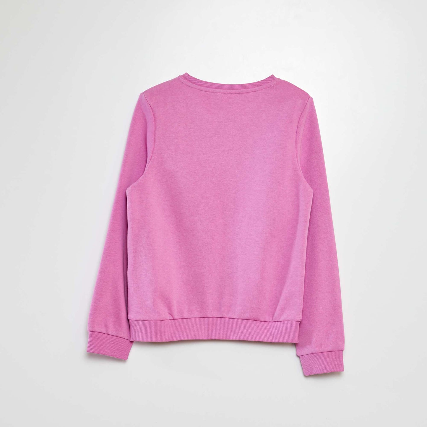 Buzo de manga larga y cuello redondo con estampado PURPURA