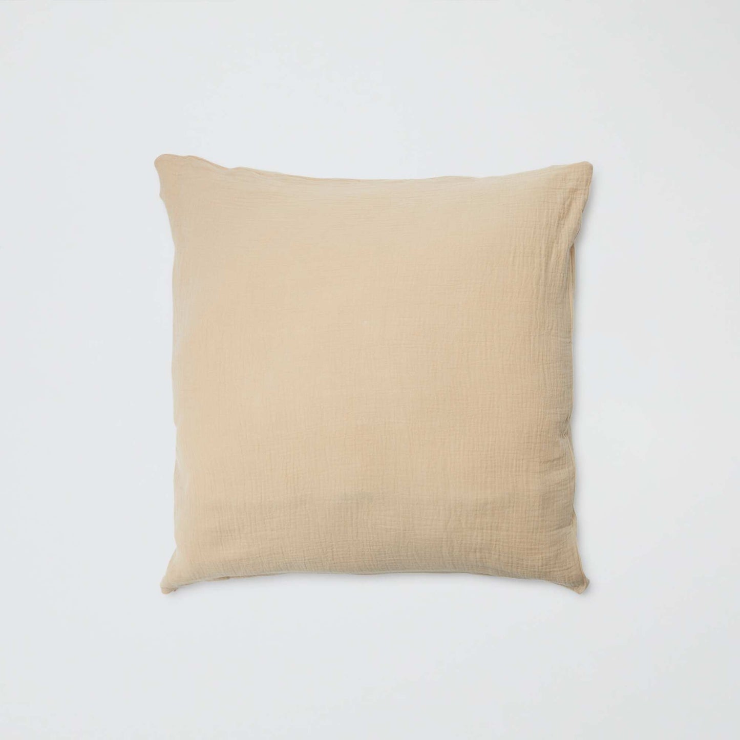 Funda de almohada de gasa de algodón 50 x 70 o 63 x 63 cm - Kiabi Home BEIGE