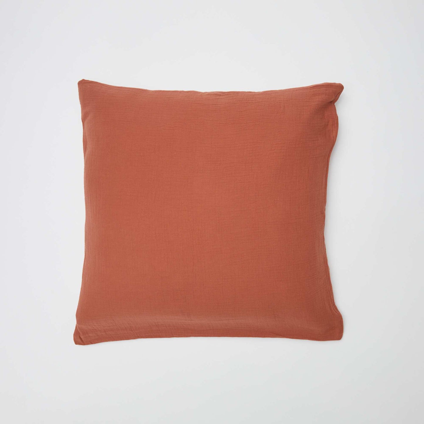 Juego de cama doble (260 x 240 cm) de gasa de algodón - Kiabi Home MARRON