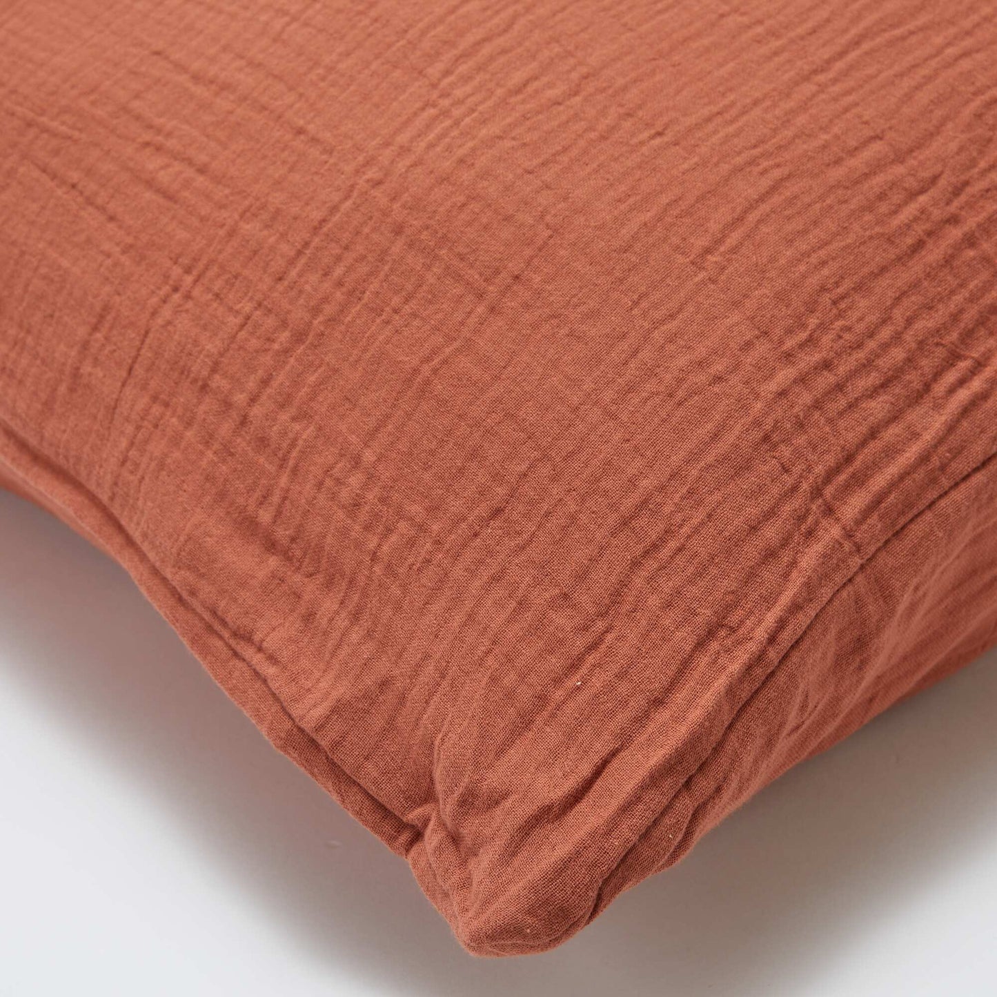 Juego de cama doble (260 x 240 cm) de gasa de algodón - Kiabi Home MARRON