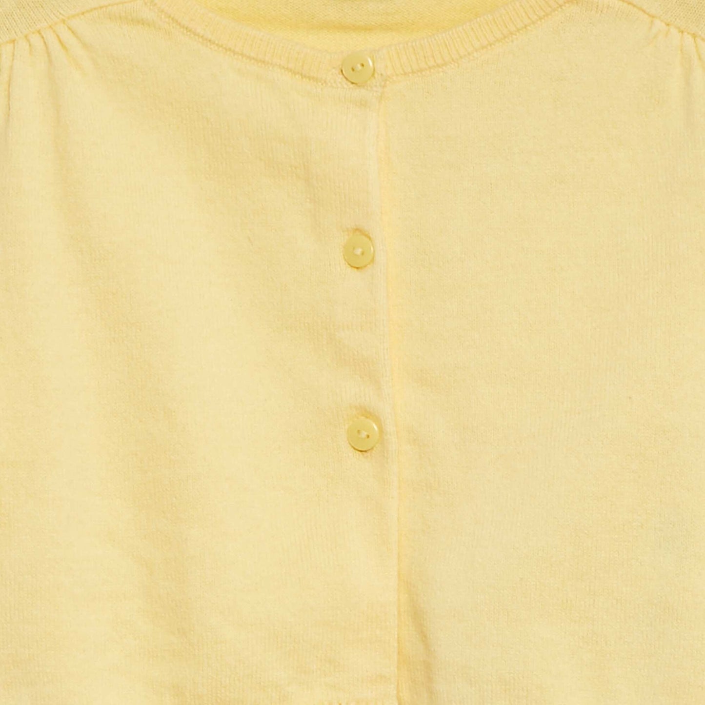 Chaqueta corta tipo bolero de canalé AMARILLO