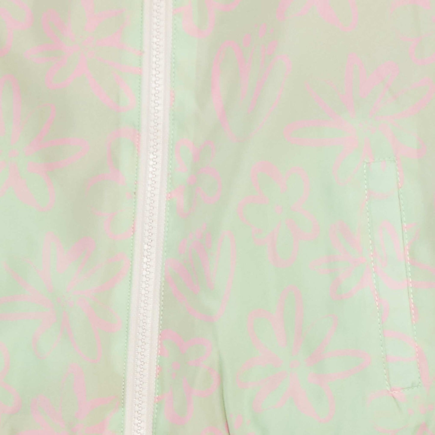 Cortavientos reversible y plegable VERDE