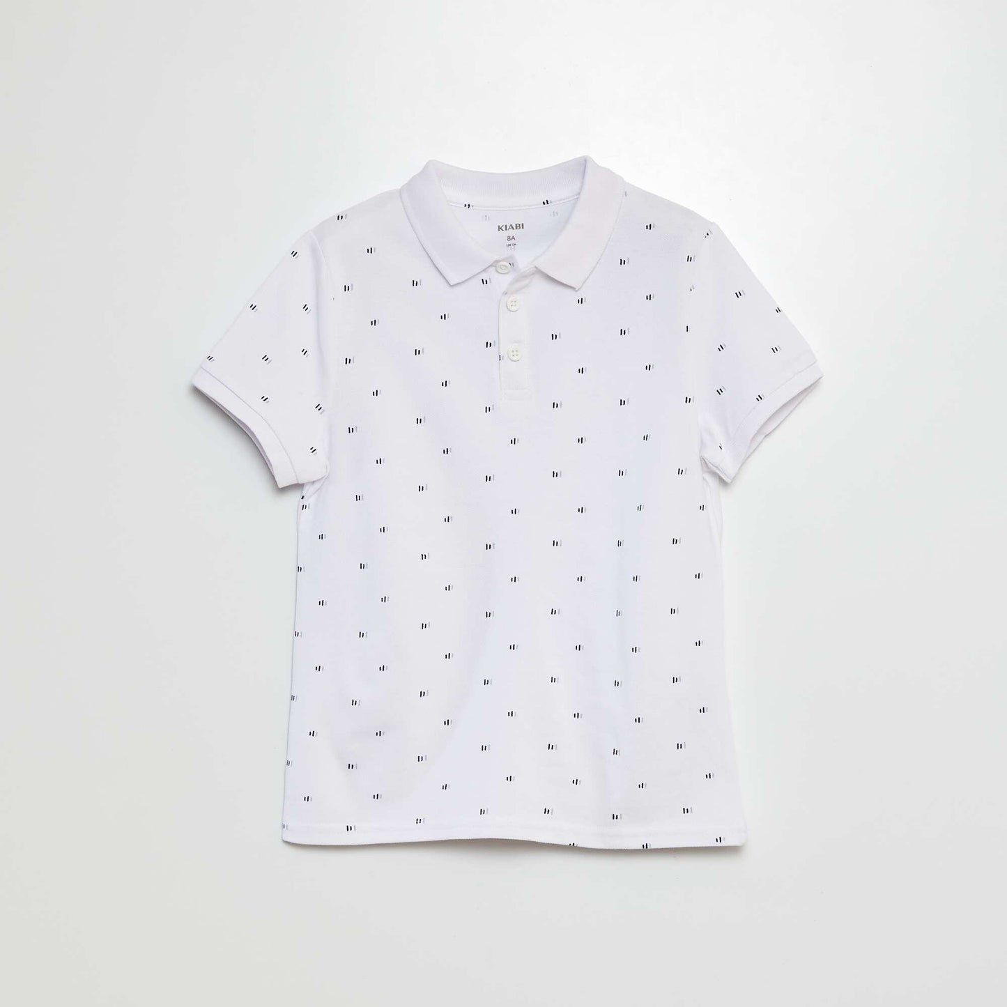 Remera de punto de piqué BLANCO