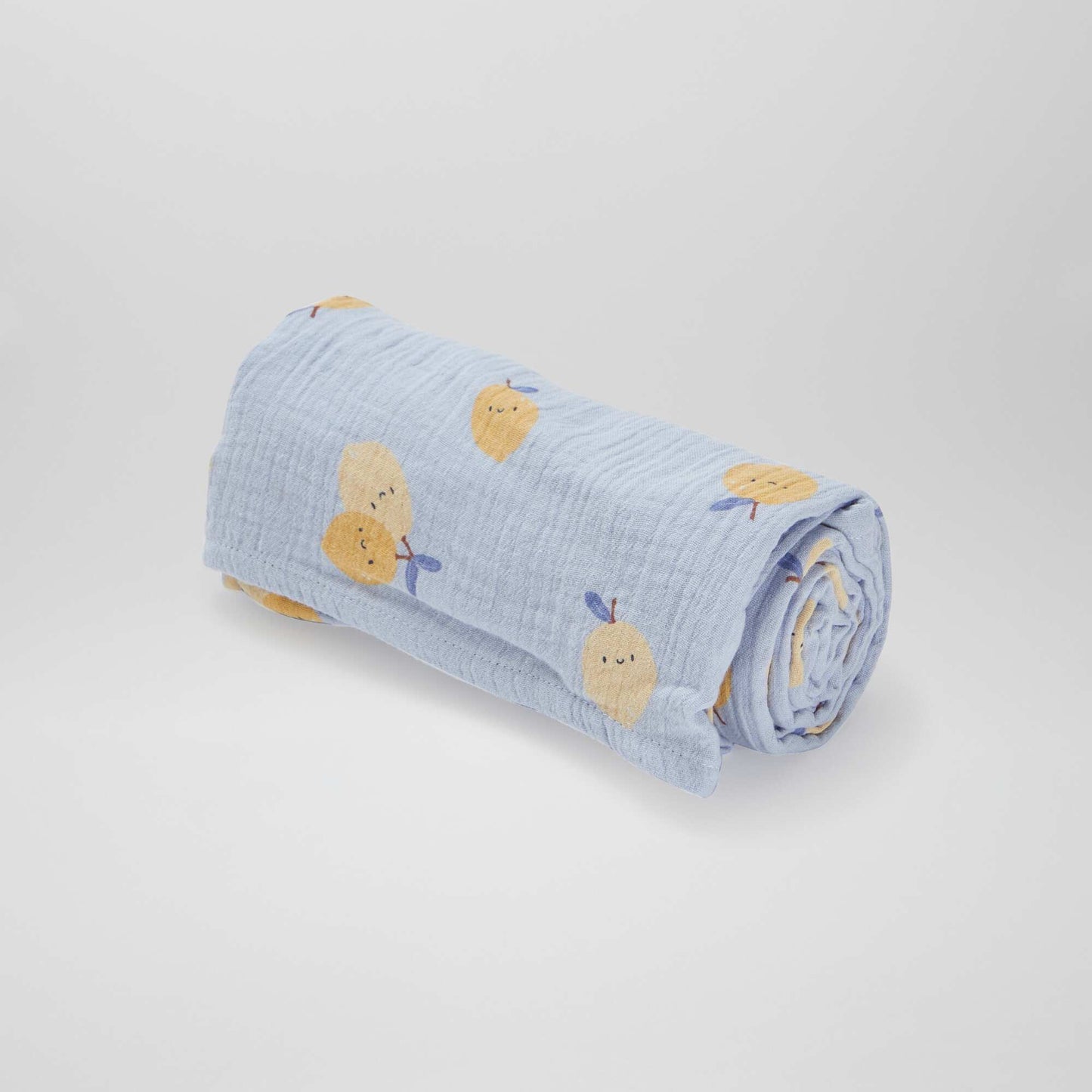 Pack de 3 muselinas - 2 de 60 x 60 y 1 de 100 x 120 cm AZUL