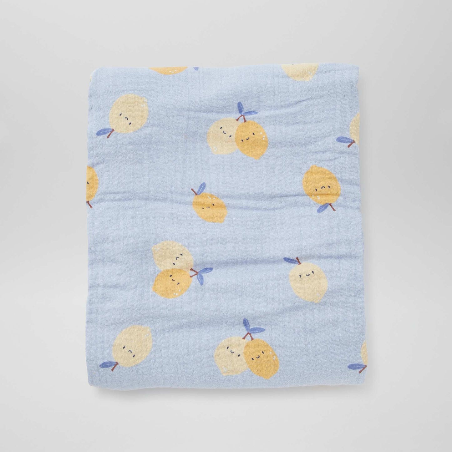 Pack de 3 muselinas - 2 de 60 x 60 y 1 de 100 x 120 cm AZUL