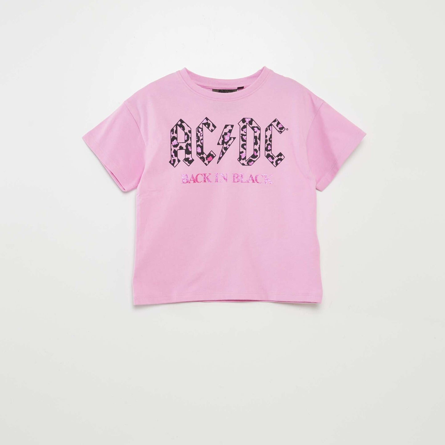 Camiseta de manga corta AC/DC PURPURA