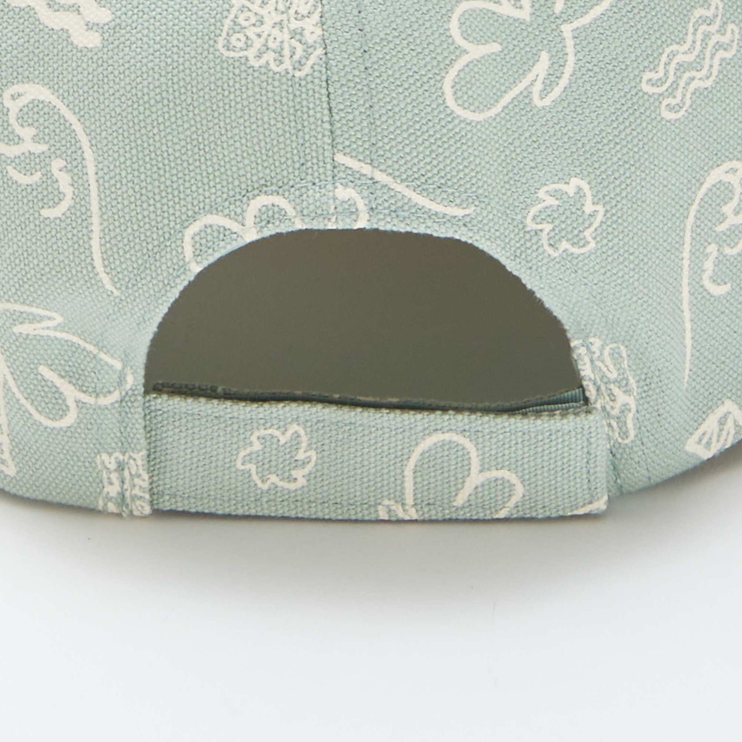 Gorra de tela con estampado AZUL