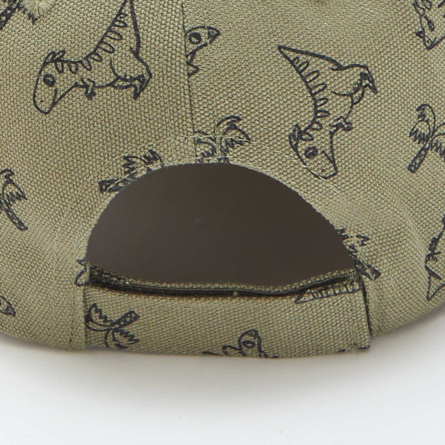 Gorra de tela con estampado VERDE
