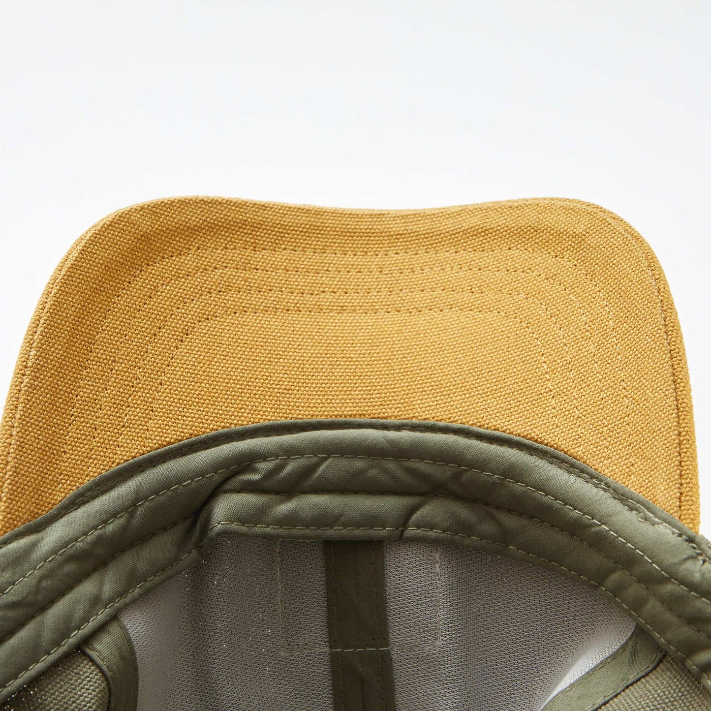 Gorra de tela con estampado VERDE