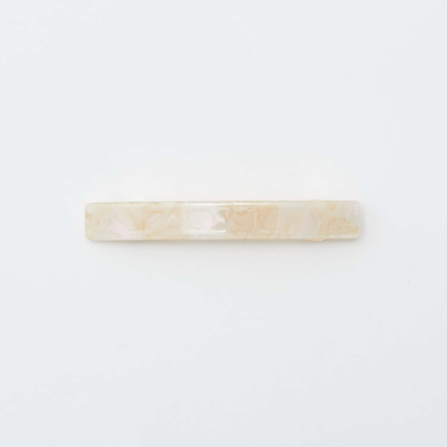 Pack de 2 horquillas efecto marmolado BLANCO