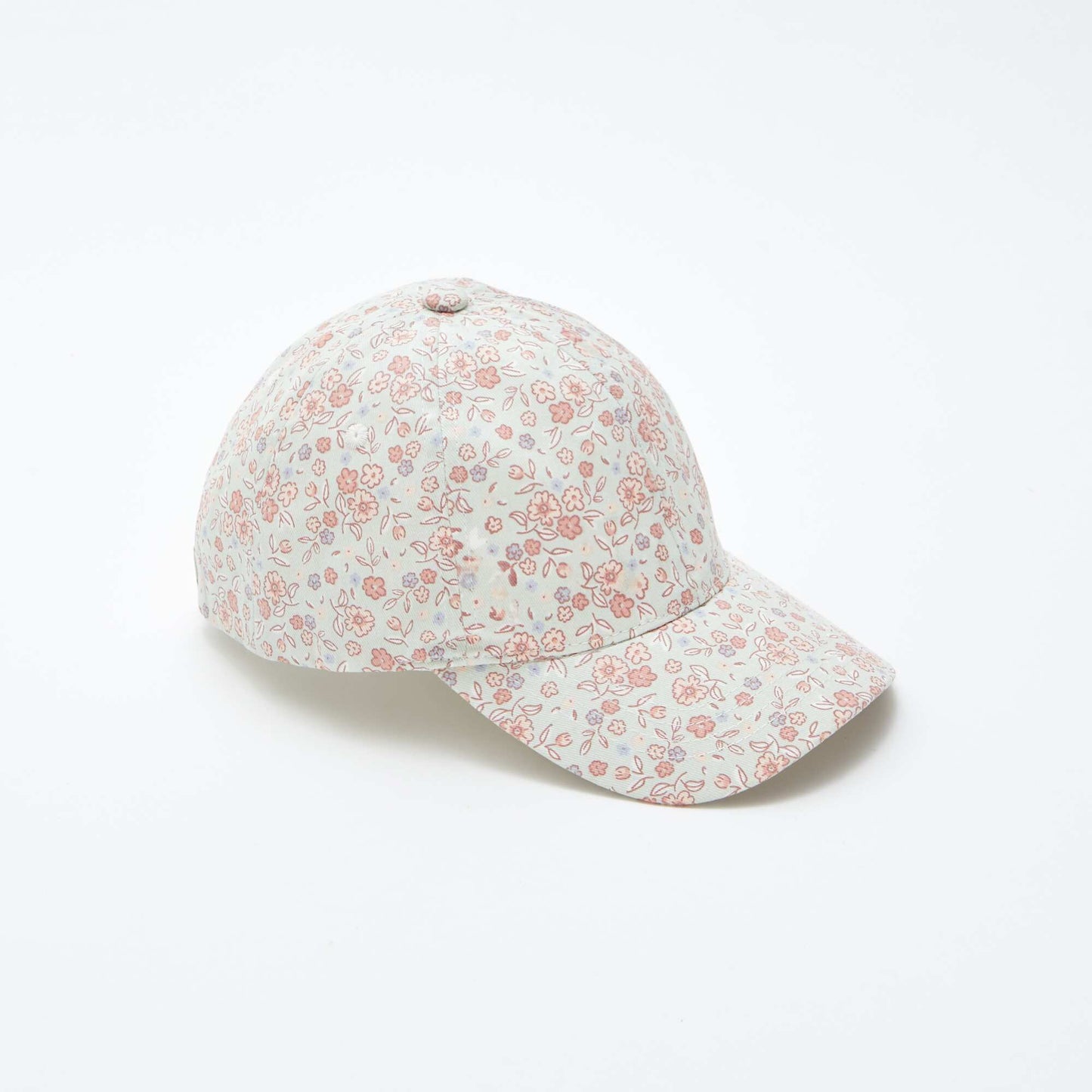 Gorra de tela con estampado AZUL