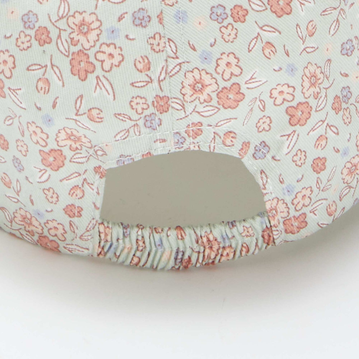 Gorra de tela con estampado AZUL