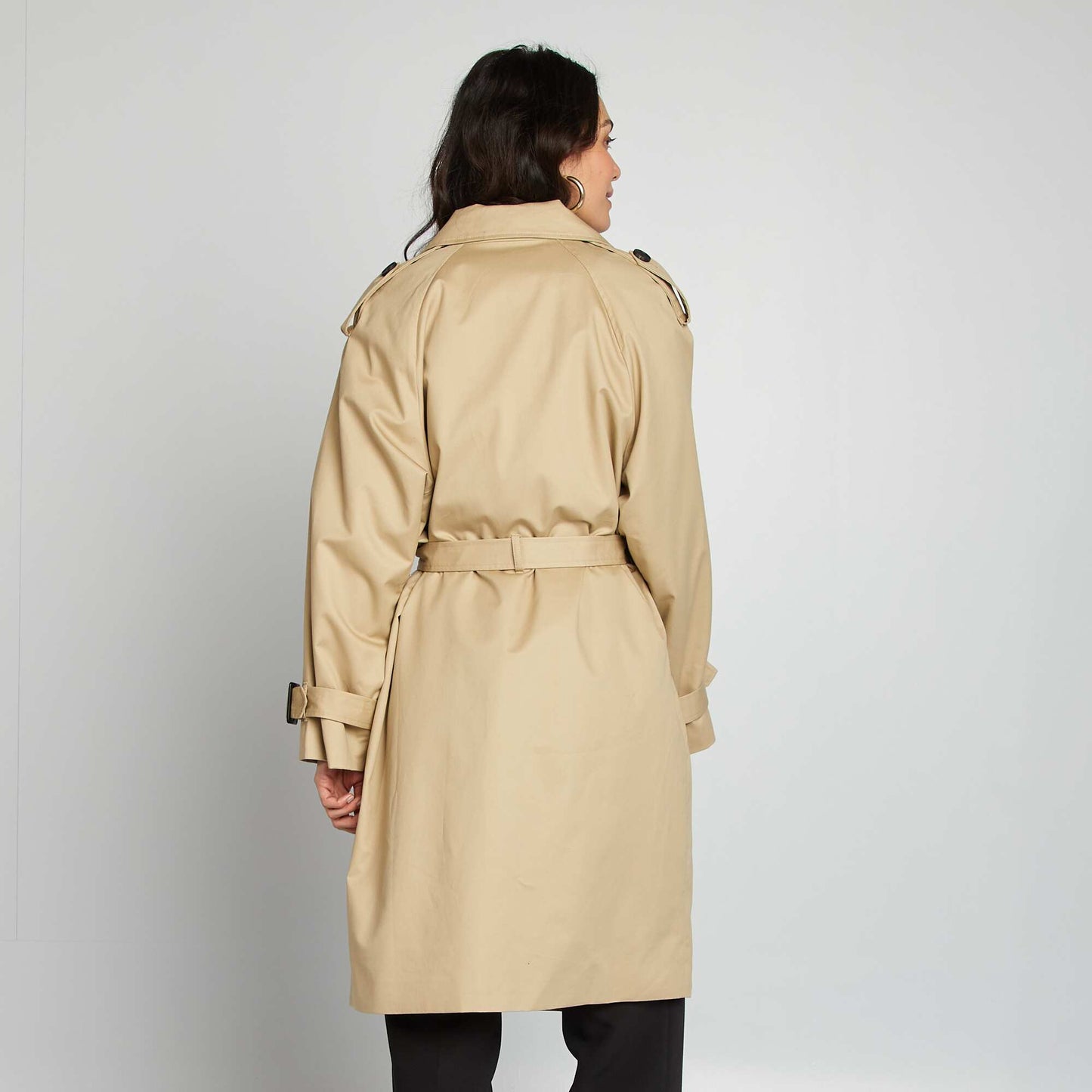 Gabardina largo medio BEIGE