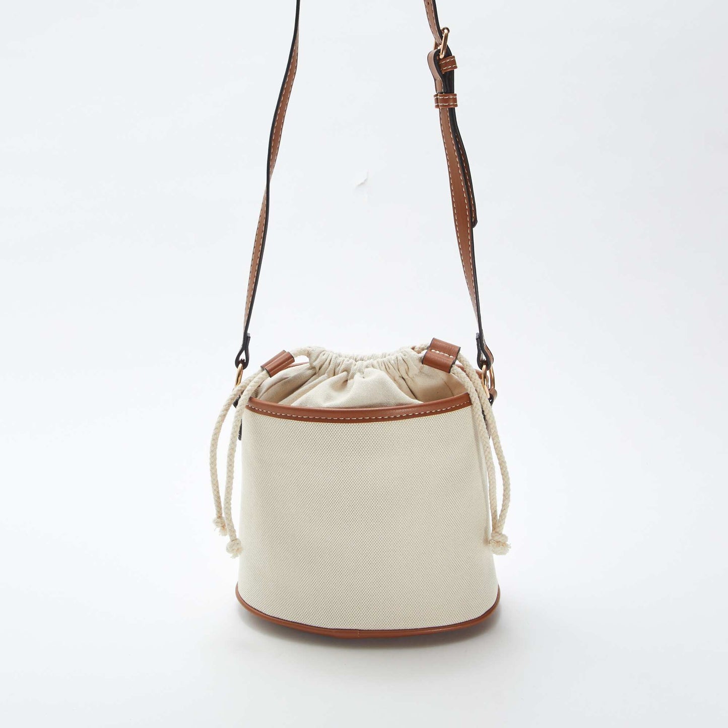 Bolso bombonera con asa ajustable BEIGE