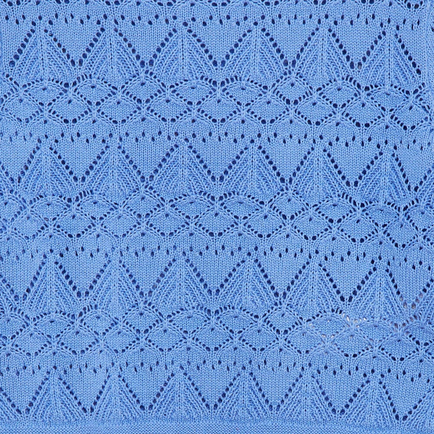 Sweater de punto calado AZUL