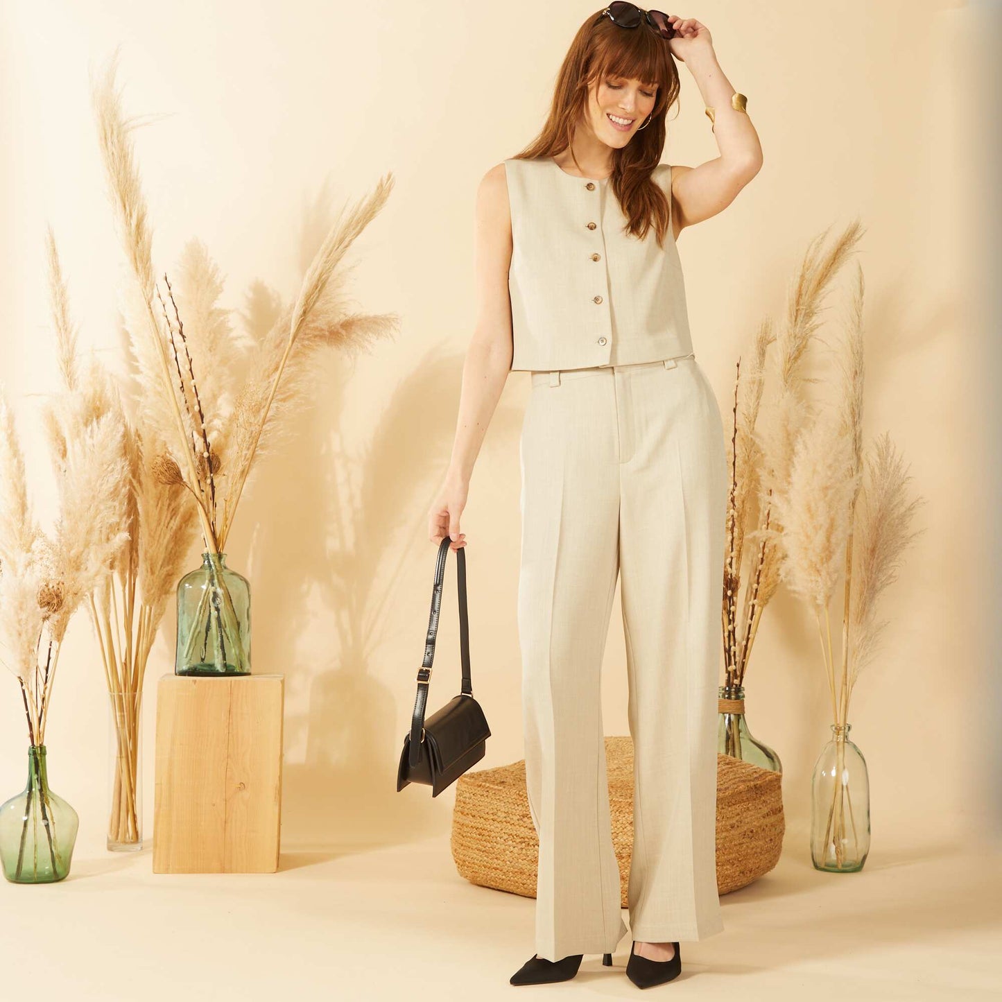 Pantalón ligero BEIGE