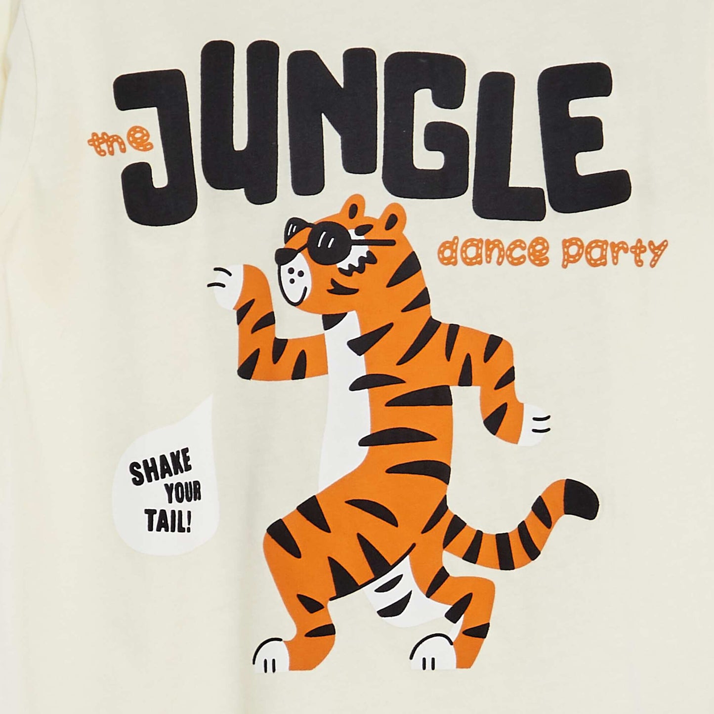Camiseta estampada de manga larga BEIGE