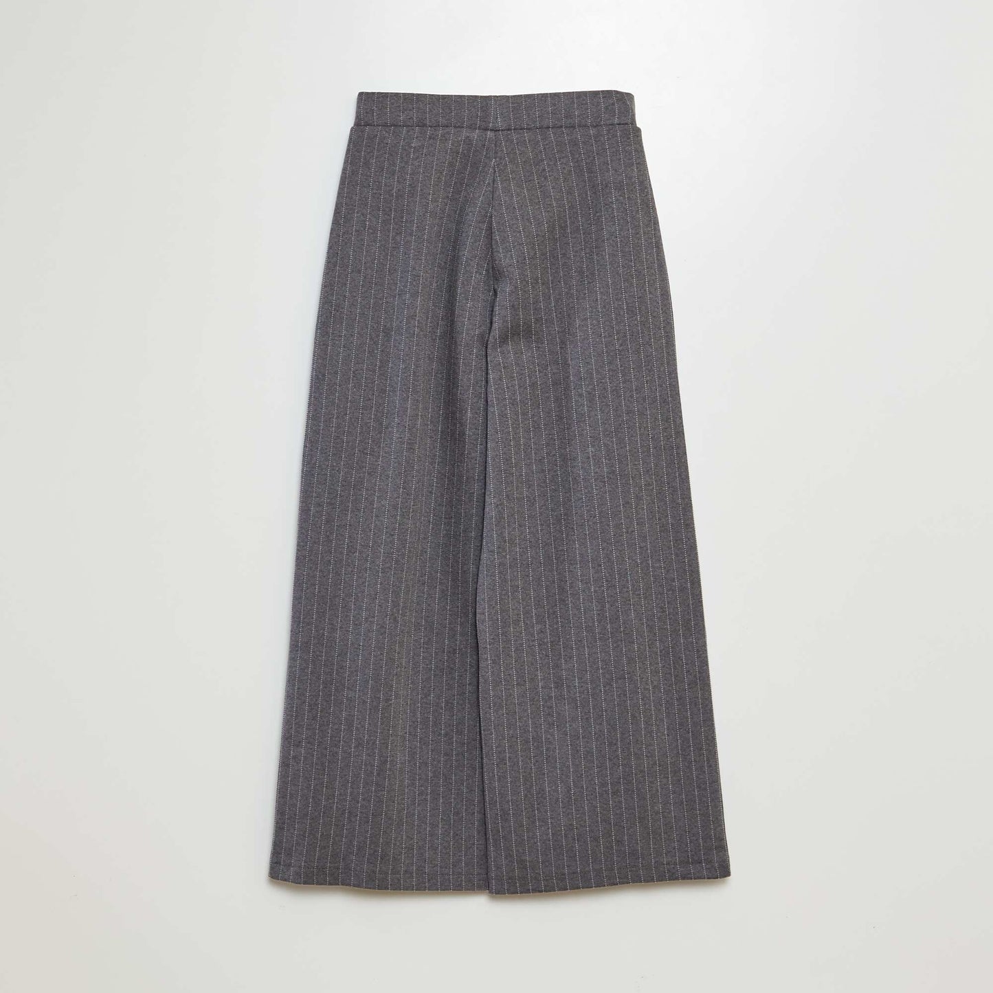 Pantalón con corte ancho de rayas GRIS