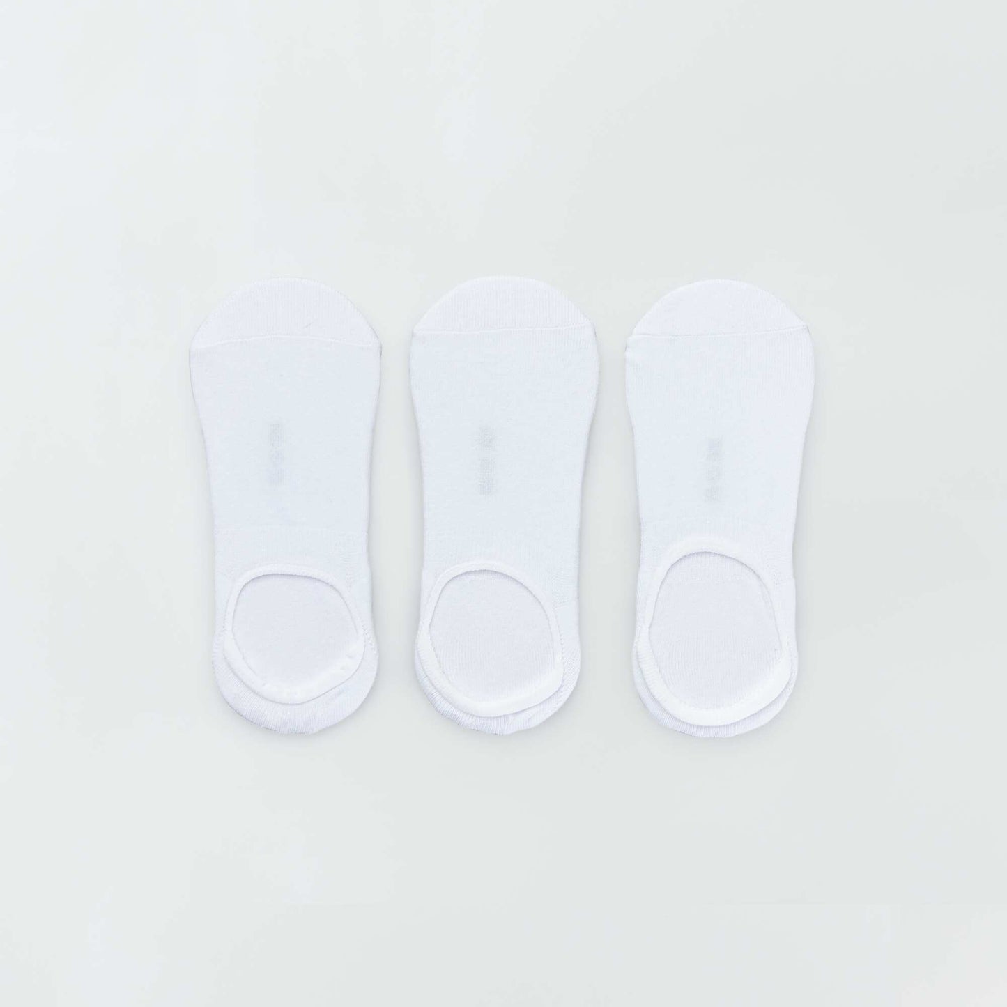 Pack de 3 medias tobilleros blanco