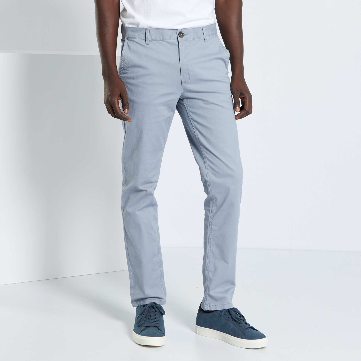 Pantalón chino slim AZUL