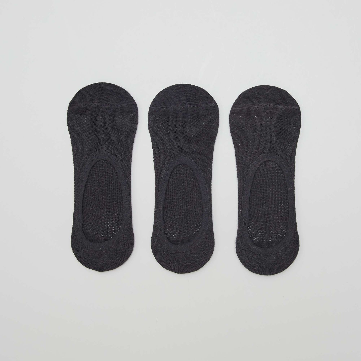 Juego de 3 pares de medias invisibles negro