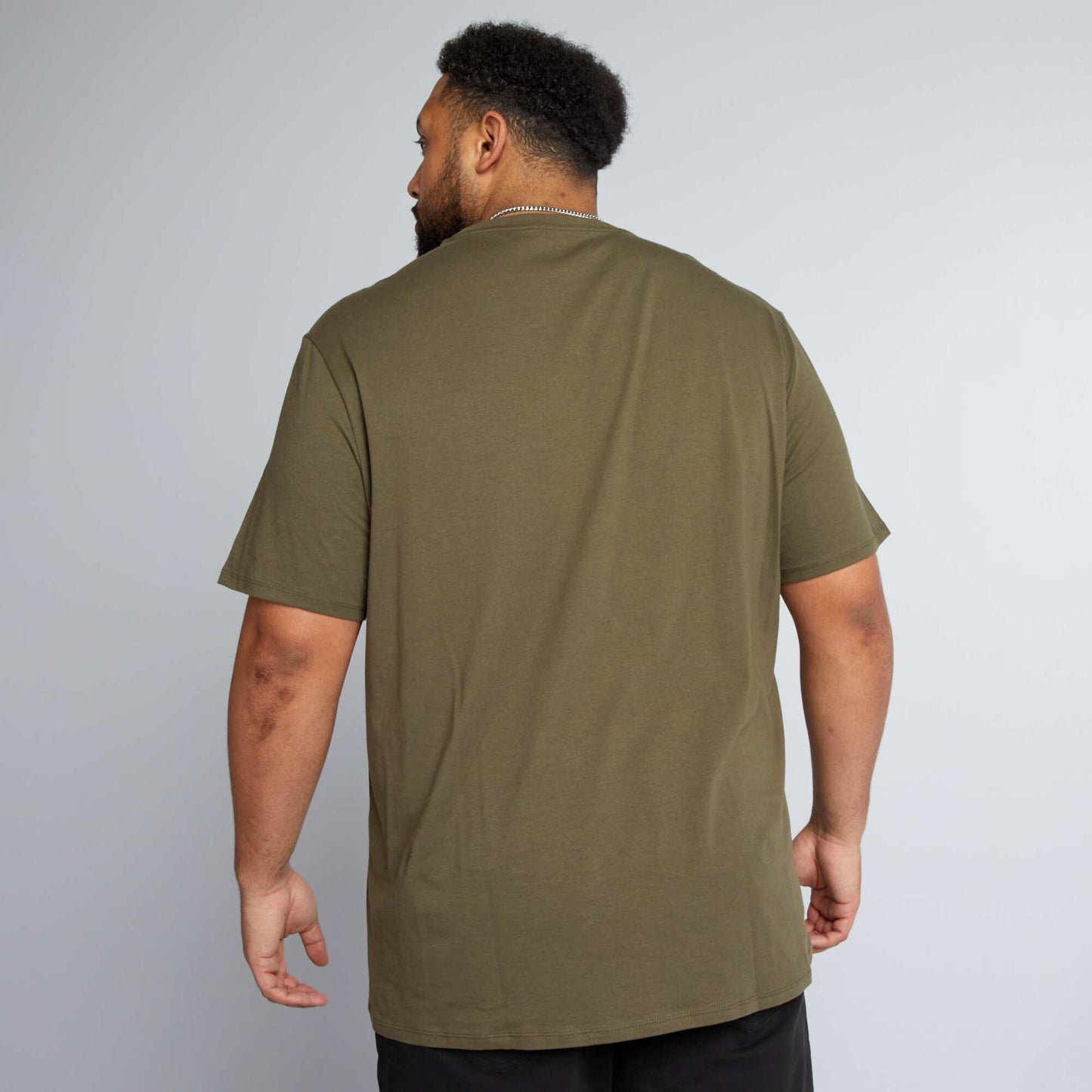 Camiseta de algodón puro KAKI