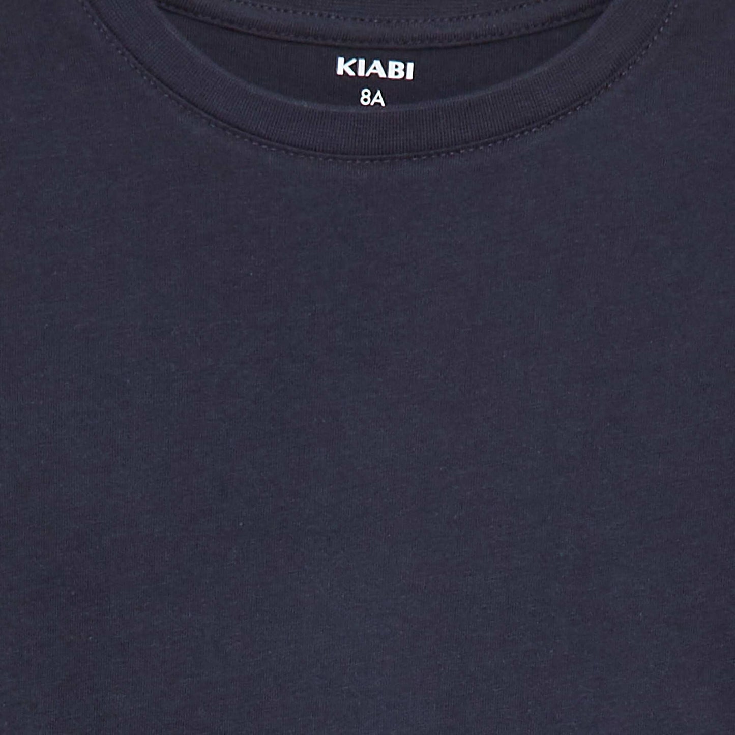 Camiseta básica de punto lisa AZUL
